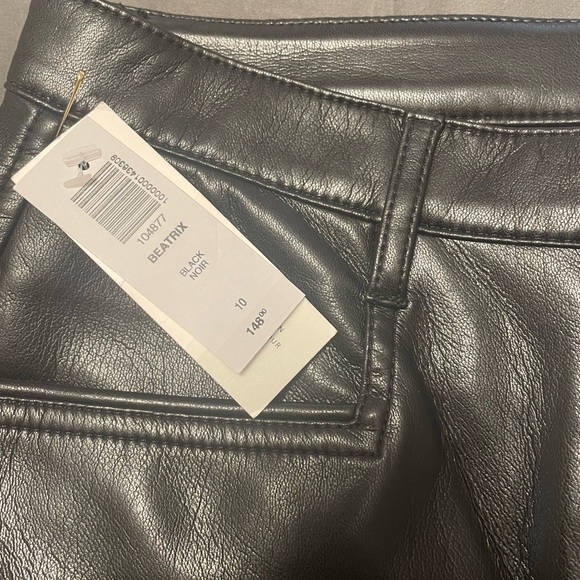 Wilfred Vegan Leather Flare Pant - Picture 5 of 5